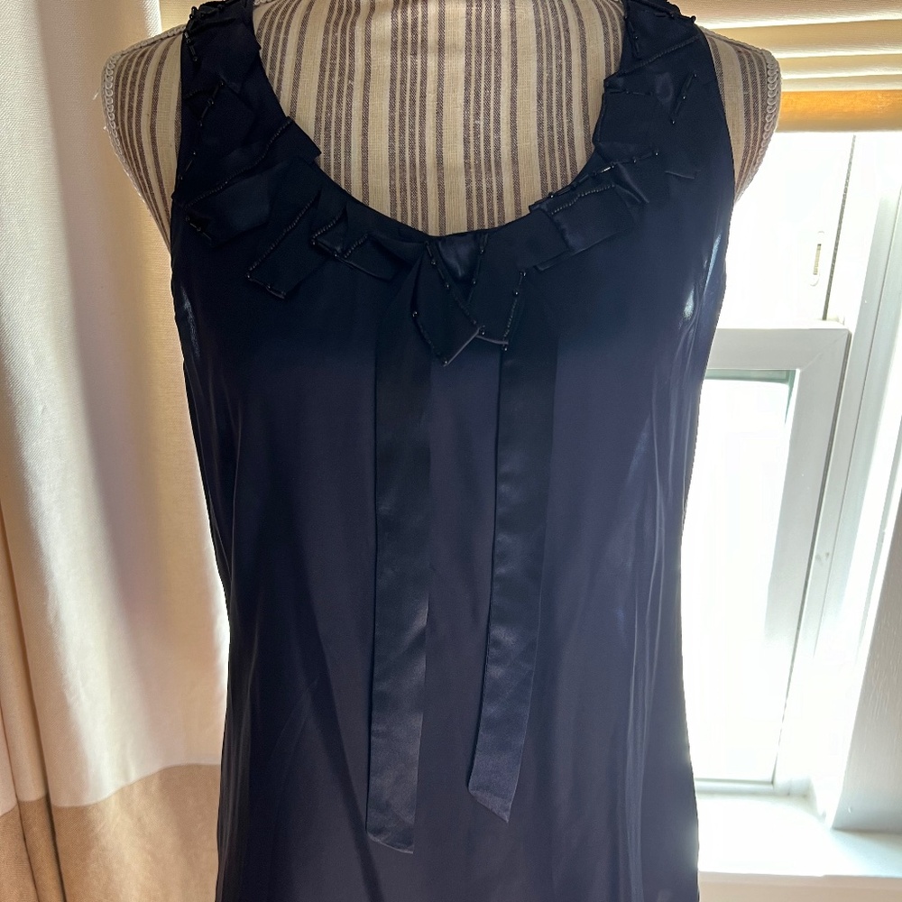 Banana Republic Silk Beaded Tank Top / camisole.